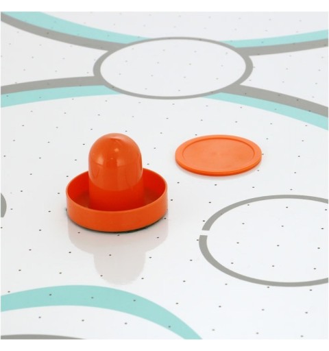 mesa de air hockey que incluye 2 discos y dos lanzaderas